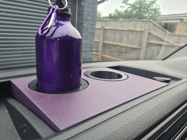 VW T6 Top Dash Caddy. Twin Cup / Bottle Holder 