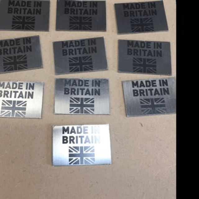 20x30mm Stainless Plates Laser Engraved