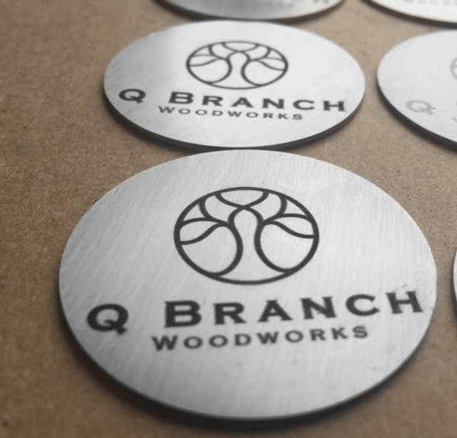 30mm Stainless Steel Maker Mark Logo Discs
