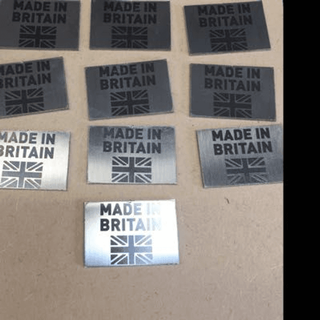 20x30mm Stainless Plates Laser Engraved