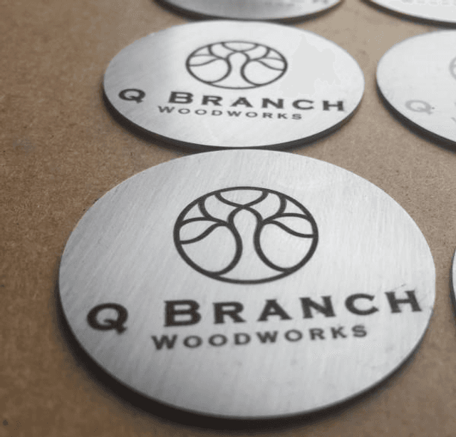 30mm Stainless Steel Maker Mark Logo Discs